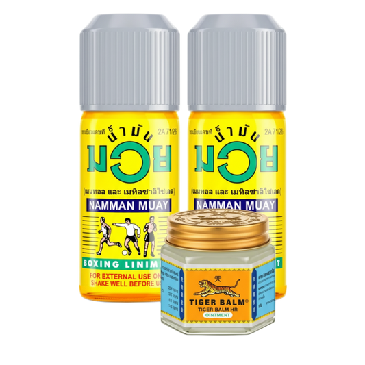 RECOVERY KIT – Namman Muay Thai Oil & Tiger Balm for Muscle Relief, Warm-Up & Faster Recovery